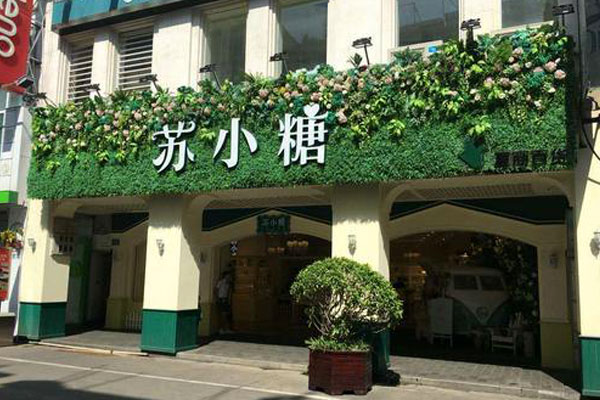 商鋪仿真綠植門(mén)頭招牌設(shè)計(jì)制作安裝